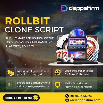 Rollbit Clone Script: Start Your Own Online Gaming Platform at Minimal Cost